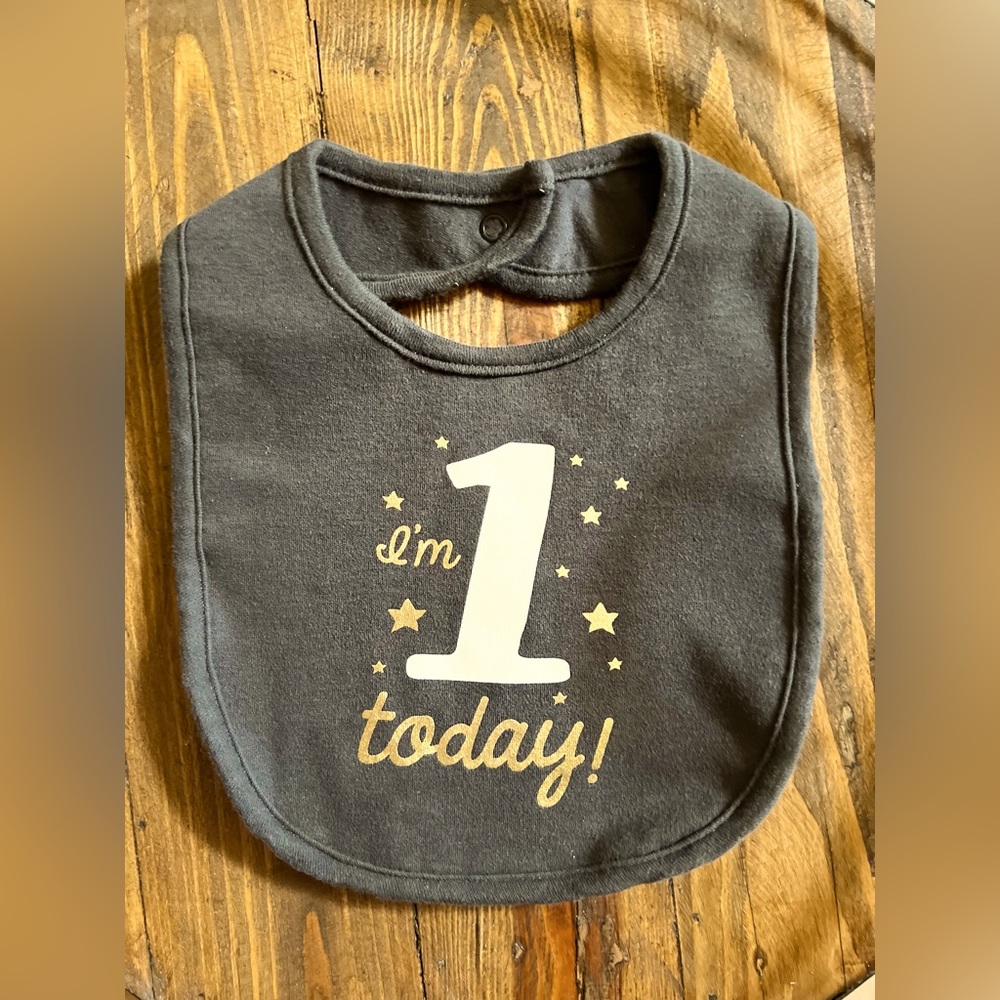 Carter's First Birthday Celebration Bib